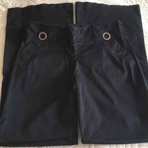 EXPOSITÉ spandex wide leg PANTS 4